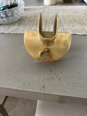 Gold Decorative knot crate and barrel